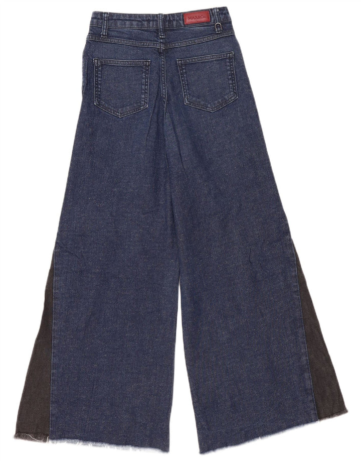 Jeans feminino Max & Co. W26 L28 azul colorblock algodão