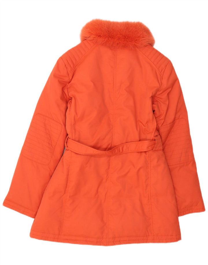 Jaqueta acolchoada feminina Byblos IT 42 nylon laranja médio