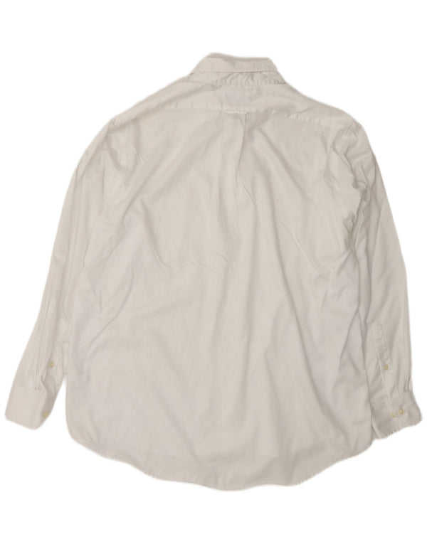 Camisa masculina Izod tamanho 17 XL algodão branco
