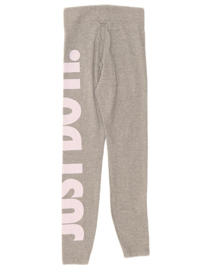 Leggings Nike Feminino UK 4 XS Cinza Algodão