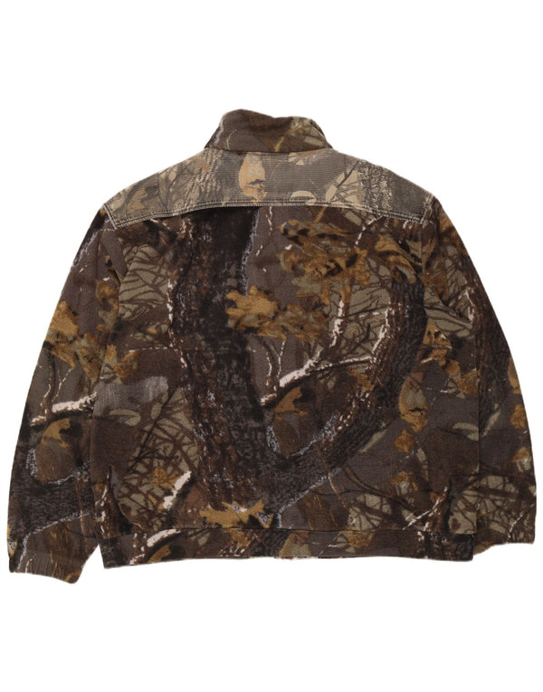 Jaqueta de lã masculina Univers UK 42 XL poliéster camuflado multicolorido