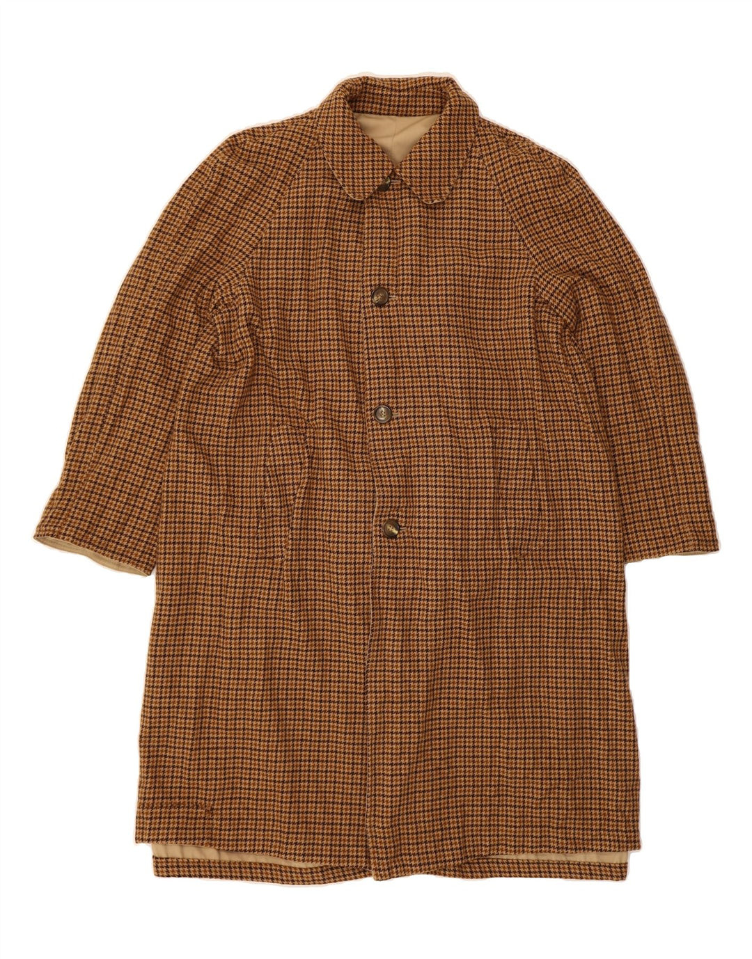 TREND IN TREVIRA Casaco Reversível Masculino UK 38 Poliéster Bege Médio