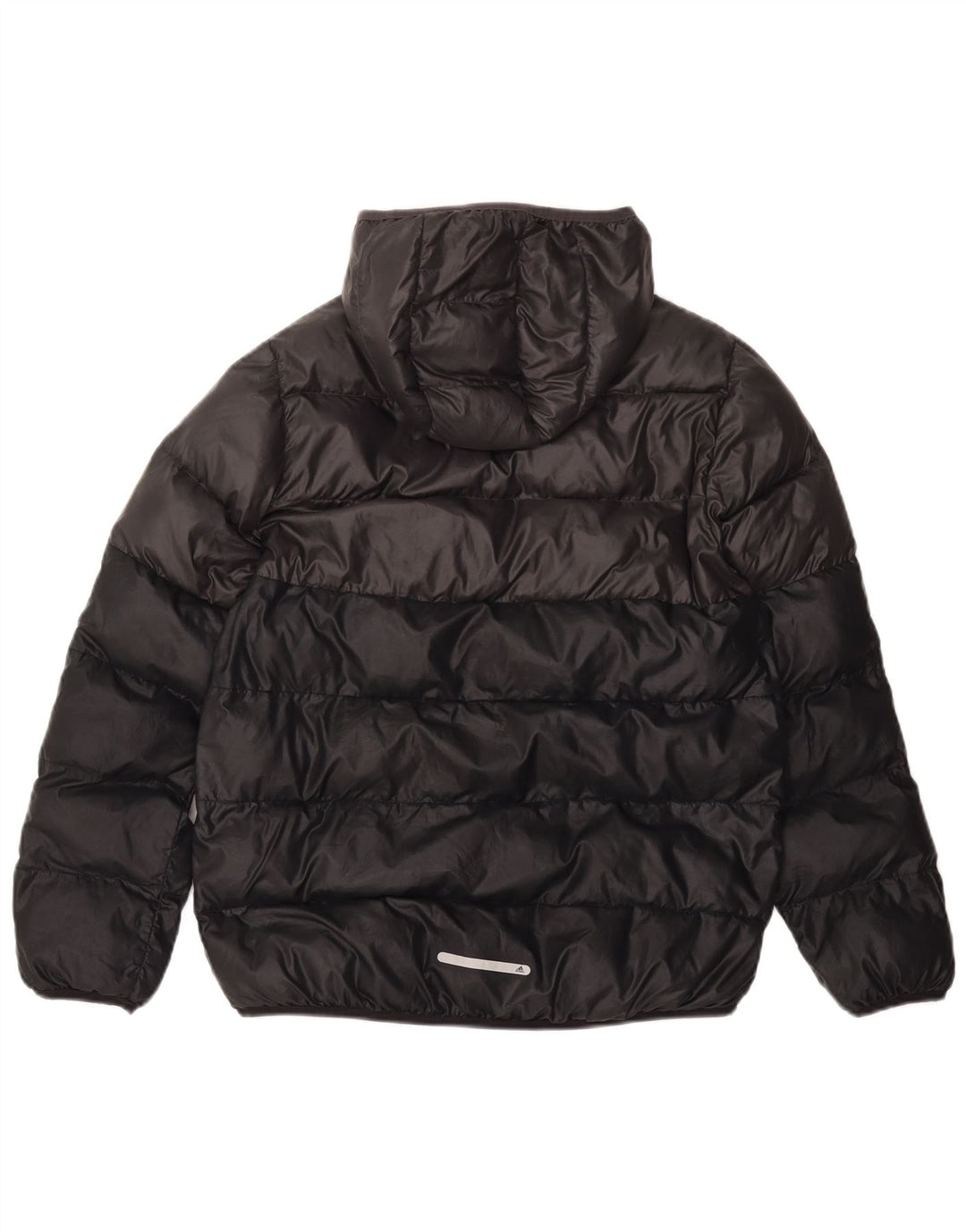 Casaco ADIDAS Menino com Capuz Acolchoado 13-14 Anos Preto Colourblock Poliéster