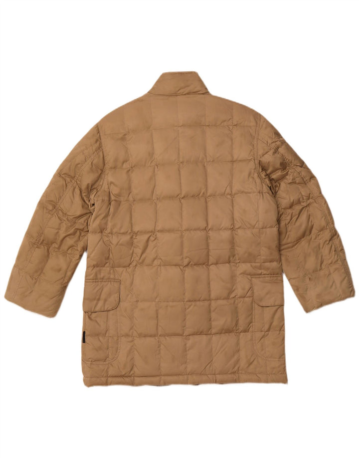 SERGIO TACCHINI Jaqueta acolchoada masculina UK 38 Médio Bege