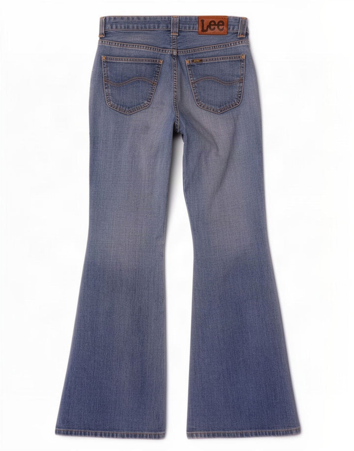 Lee Mens Jeans Flared W32 L33 Azul Algodão