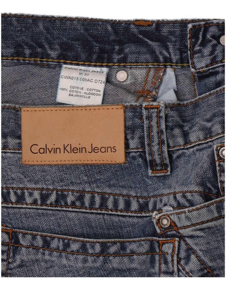 Calça Jeans Calvin Klein Feminina Flared W30 L34 Azul Algodão