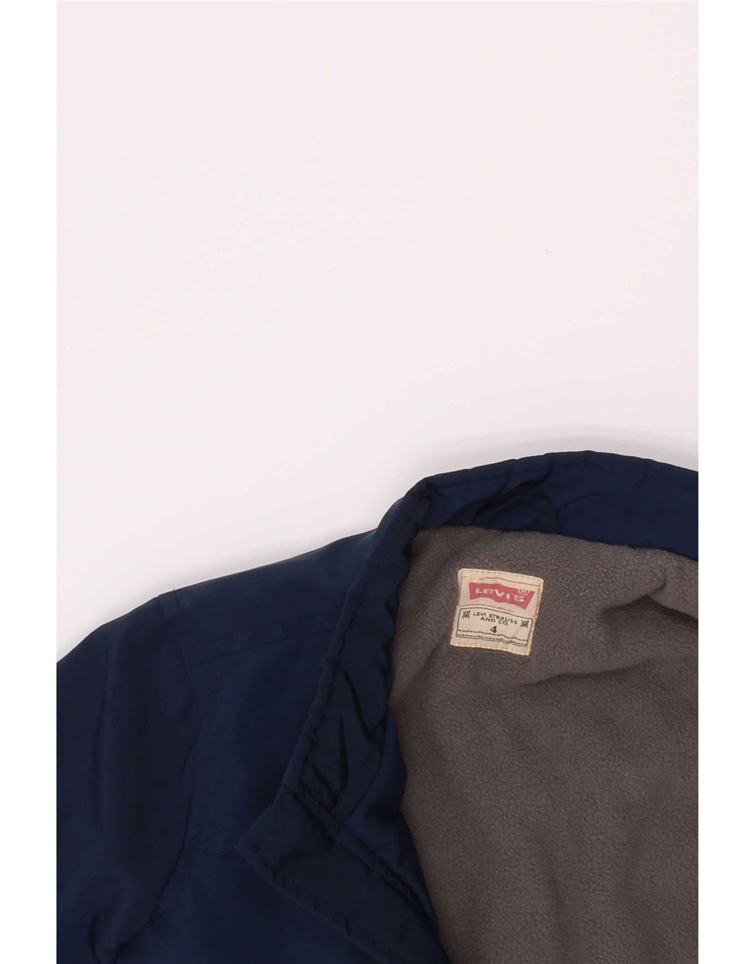 Jaqueta bomber Levi's Boys 3-4 anos azul marinho poliéster