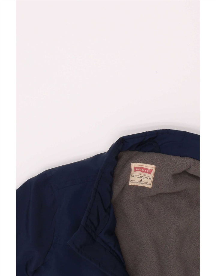 Jaqueta bomber Levi's Boys 3-4 anos azul marinho poliéster