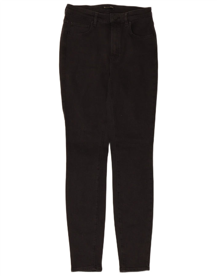 Jeans skinny feminino Massimo Dutti EU 38 pequeno W28 L30 preto poliéster