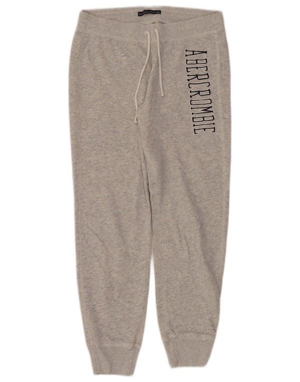 Calça esportiva feminina Abercrombie & Fitch Joggers UK 10 cinza pequeno