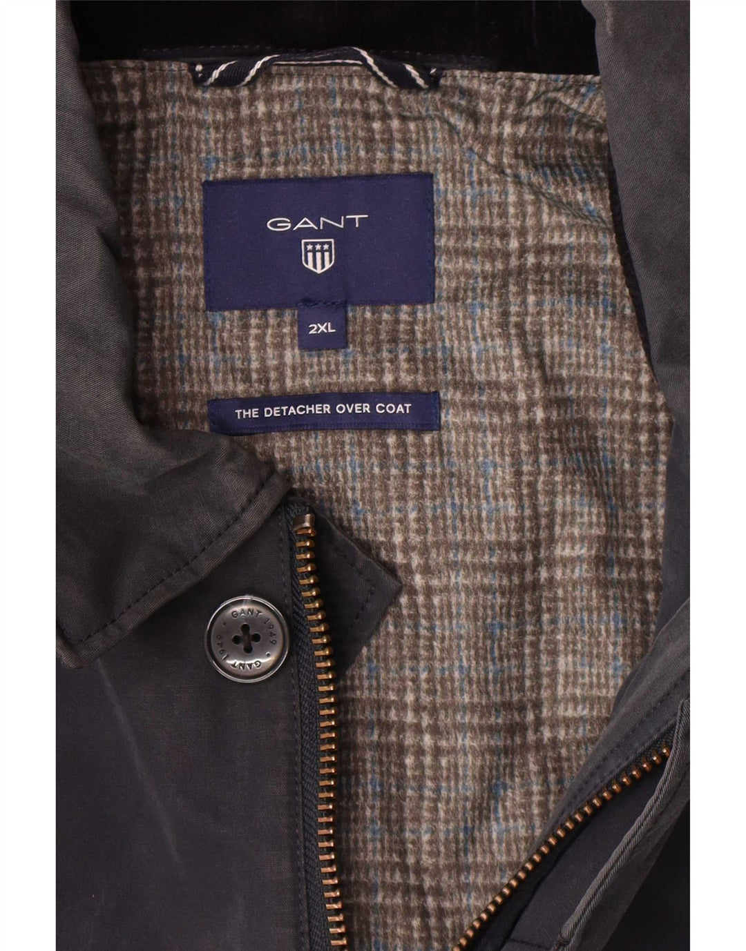 Sobretudo masculino Gant UK 44 2XL azul marinho