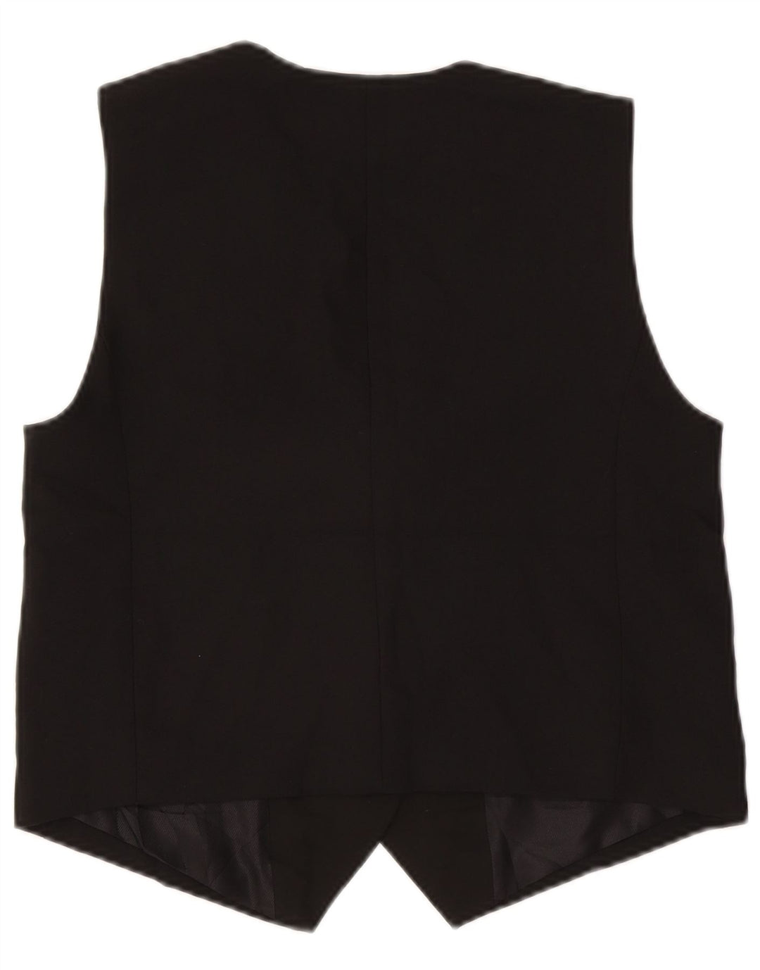 Colete feminino Zara UK 14 poliéster preto médio