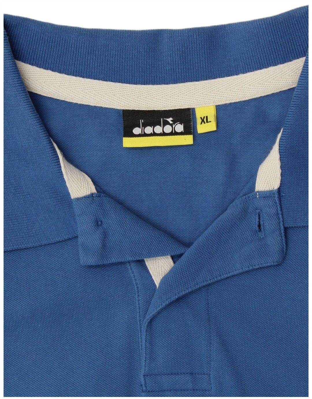 Camisa polo masculina DIADORA XL algodão azul