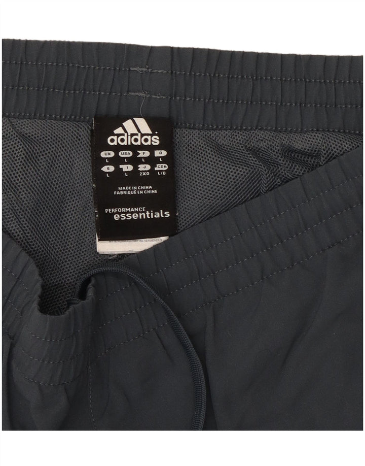 ADIDAS Mens Climalite Sport Shorts Large  Grey Polyester