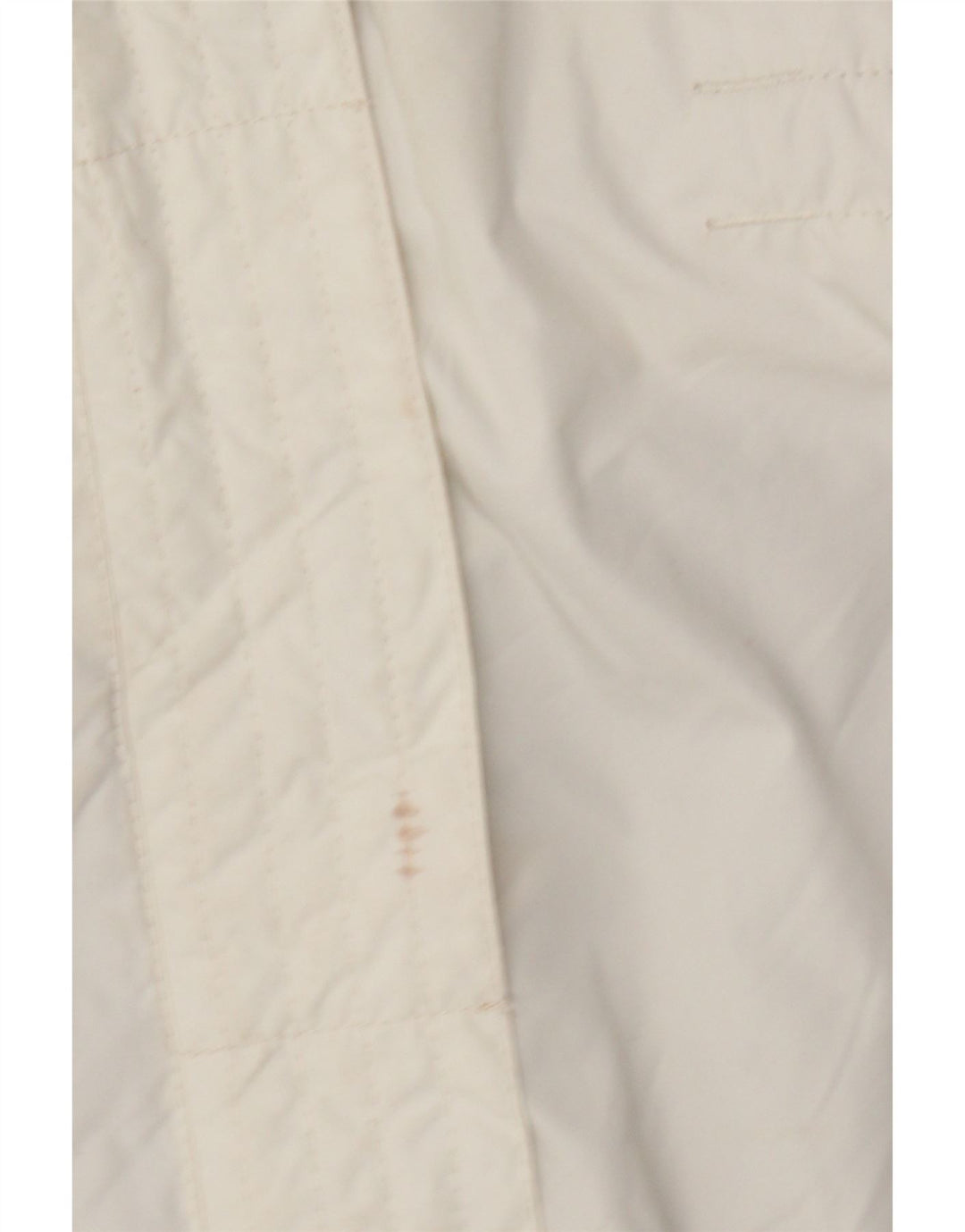 Jaqueta corta-vento feminina Nike com capuz Reino Unido 14/16 grande poliéster branco
