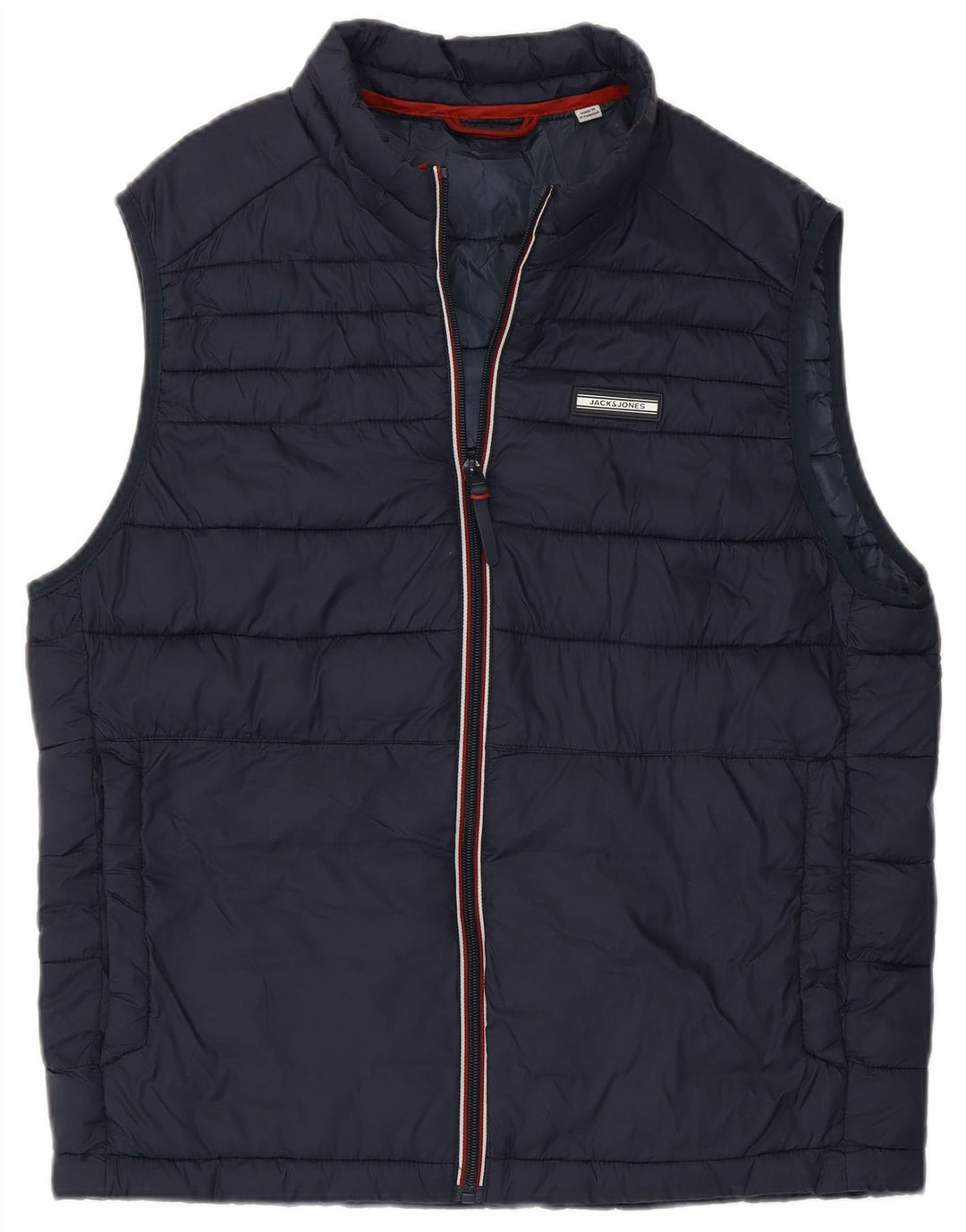 Colete acolchoado masculino Jack & Jones UK 36 pequeno azul marinho