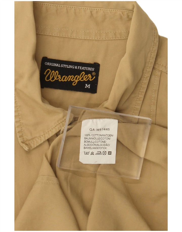 Camisa masculina WRANGLER algodão bege médio