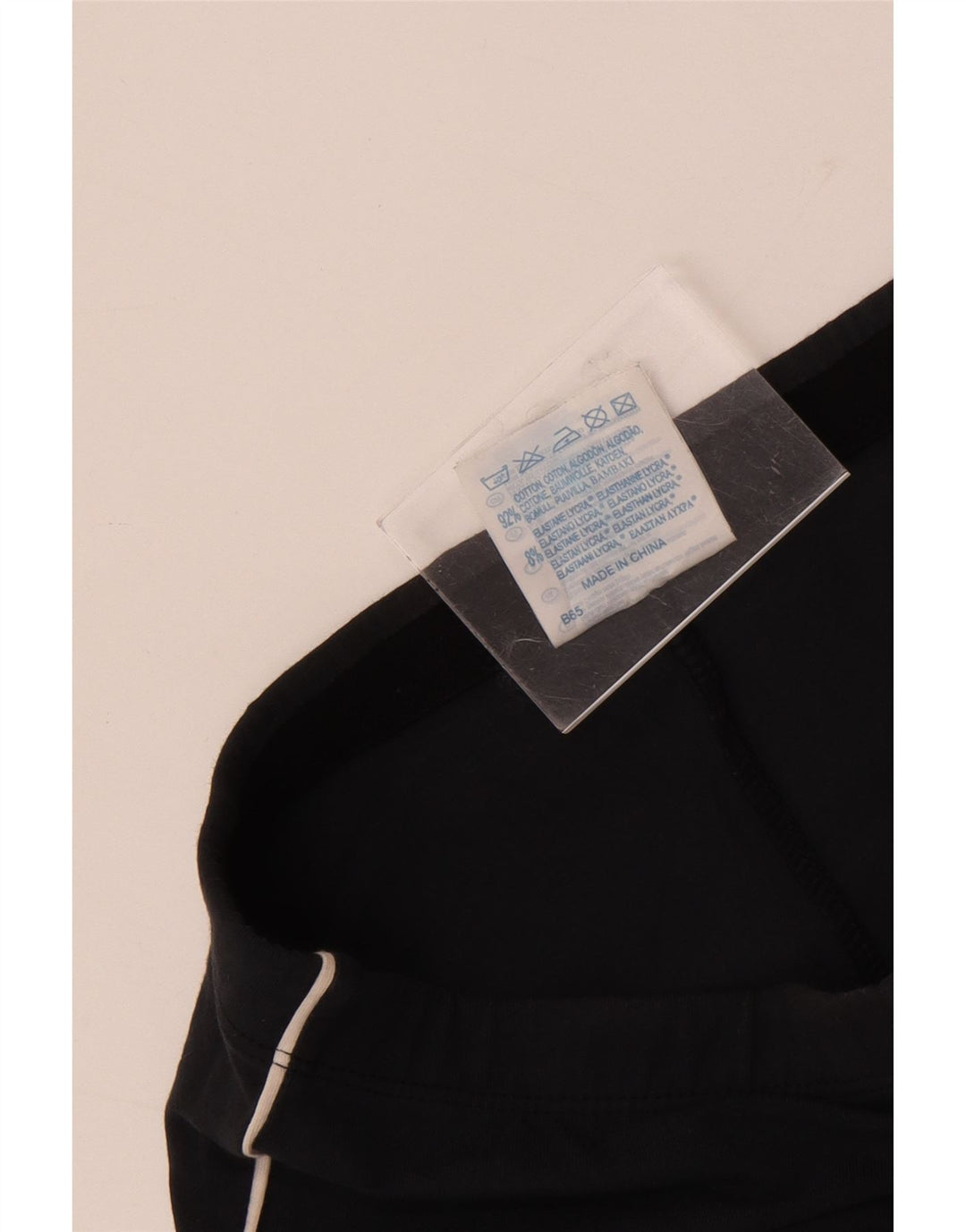 Calça de treino feminina Champion UK 8 pequena algodão preto