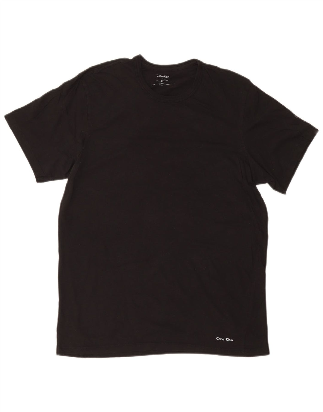 Camiseta masculina CALVIN KLEIN Top médio preto