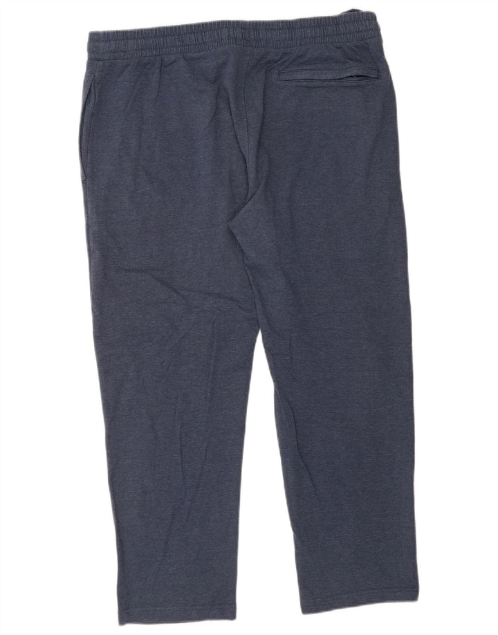 Calça de treino masculina Marks & Spencer curta regular 2XL algodão azul