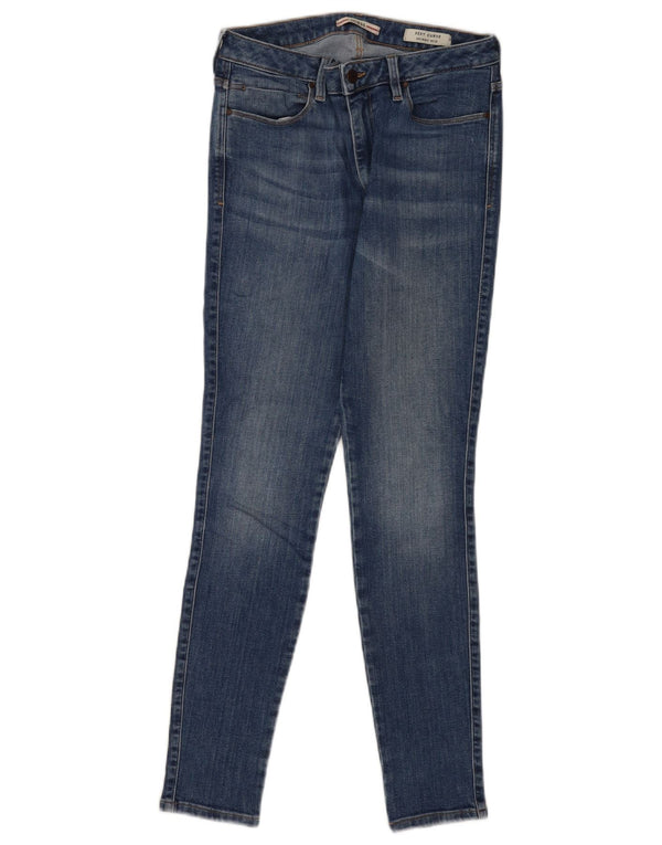 Calça jeans feminina Guess Curve Mid Rise Skinny W30 L29 Azul Algodão