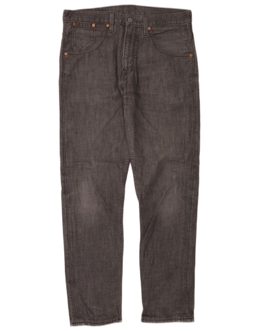Levi's Masculino 508 Tapered Jeans W34 L32 Cinza Algodão