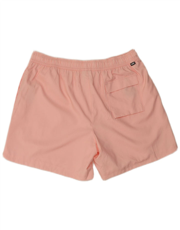 Shorts de natação feminino Nike UK 18 XL rosa poliéster