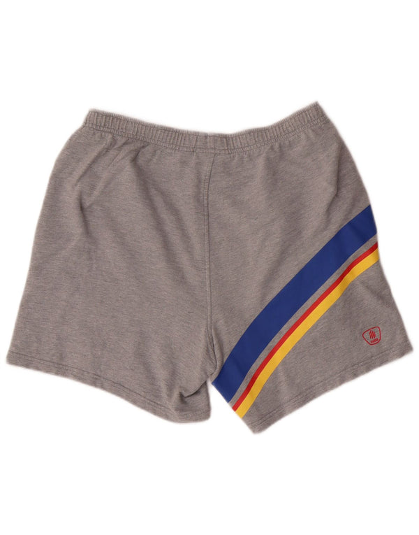 Shorts esportivos masculinos Puma cinza médio