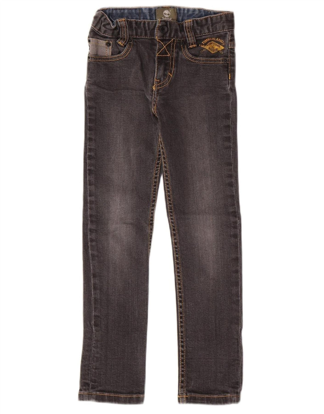 Jeans TIMBERLAND Meninas Regular Slim 5-6 Anos W20 L20 Cinzento