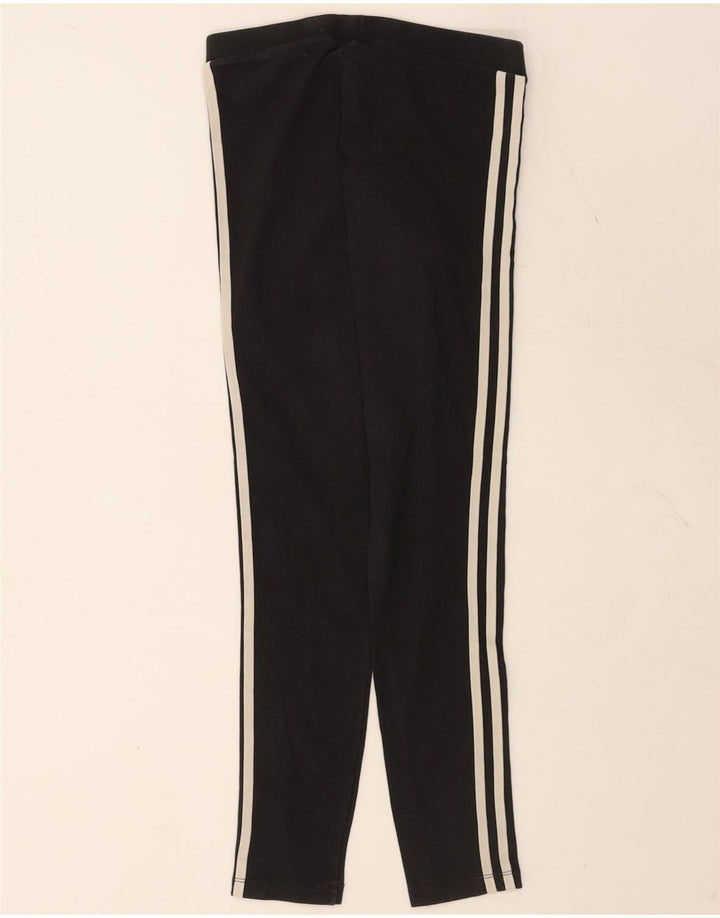 Leggings Adidas Femininas UK 8 Pequenas Pretas