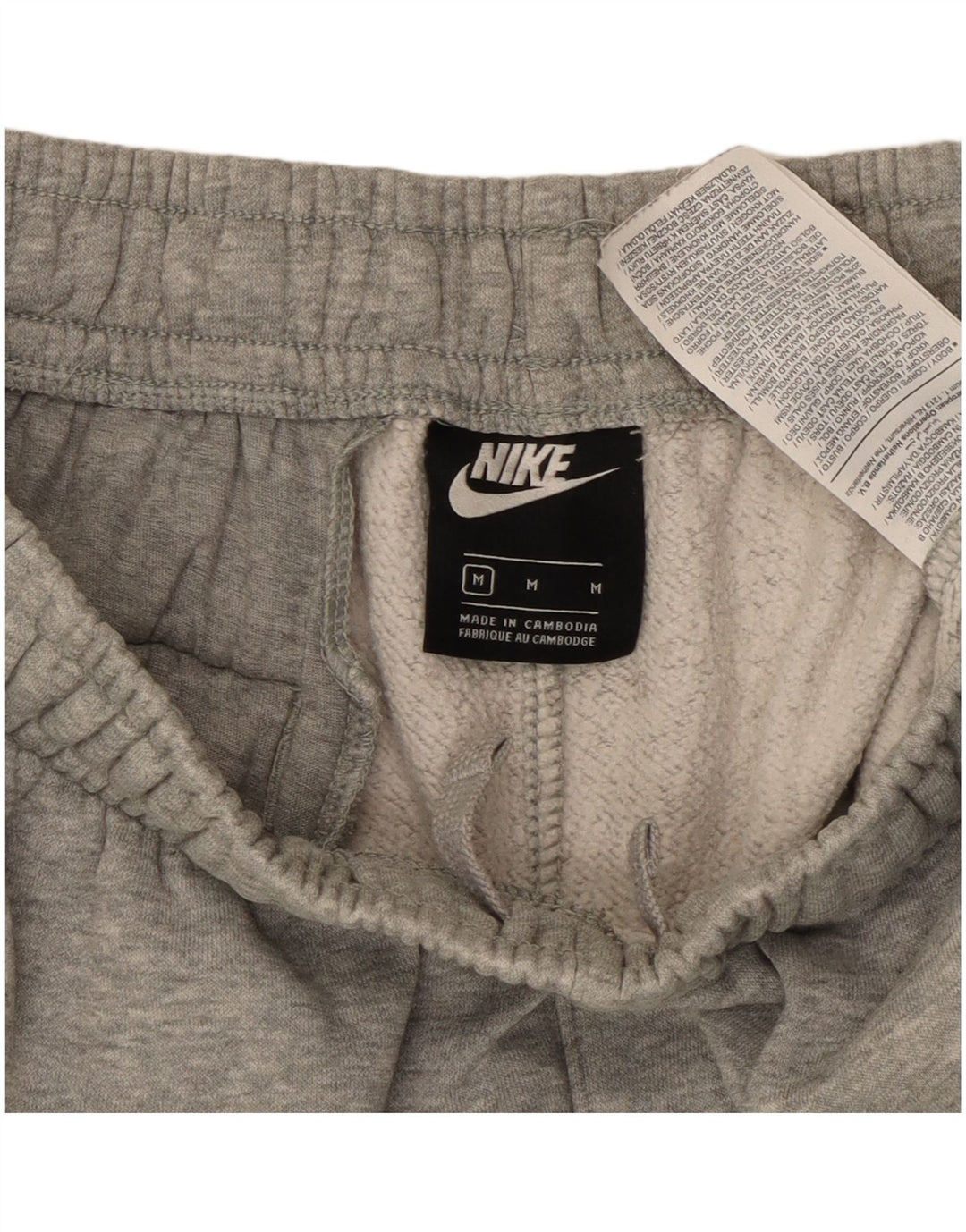 Calça de treino masculina NIKE Joggers cinza médio algodão