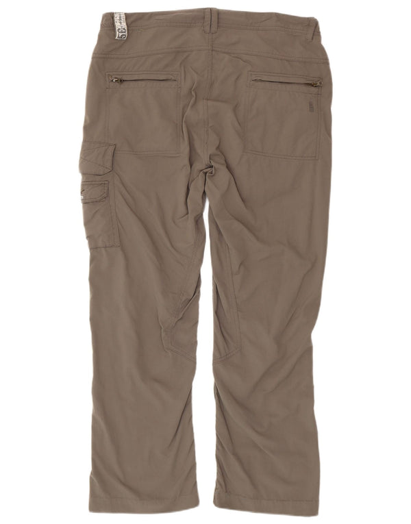 Calça cargo reta masculina SALEWA EU 54 2XL W42 L29 cinza