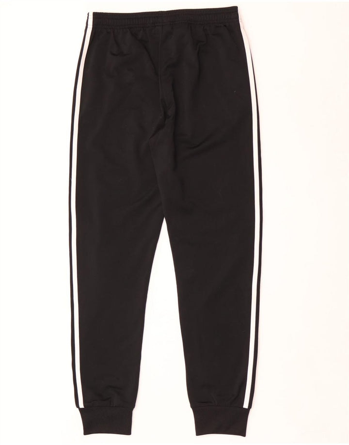 Adidas meninos calças de treino joggers 13-14 anos preto poliéster