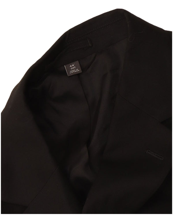 Jaqueta blazer masculina de 2 botões Marks & Spencer UK 44 XL preta