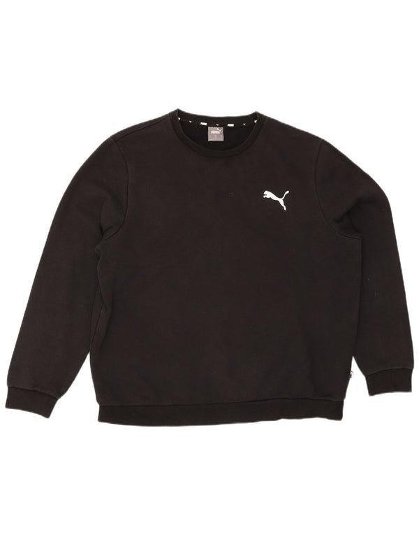 Puma Mens Moletom Jumper XL Algodão Preto