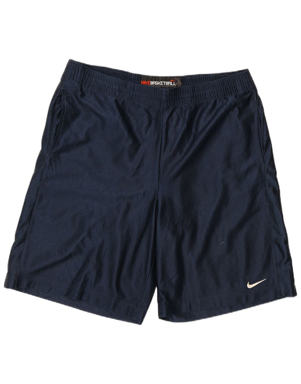 Shorts esportivos masculinos Nike XL azul marinho poliéster