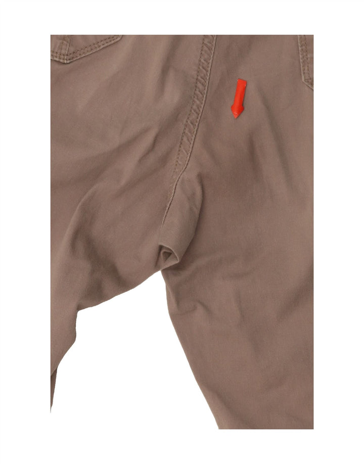 LEE Womens Relaxed Fit Capri Trousers US 8 Medium W32 L22 Brown Cotton Vintage Lee and Second-Hand Lee from Messina Hembry 