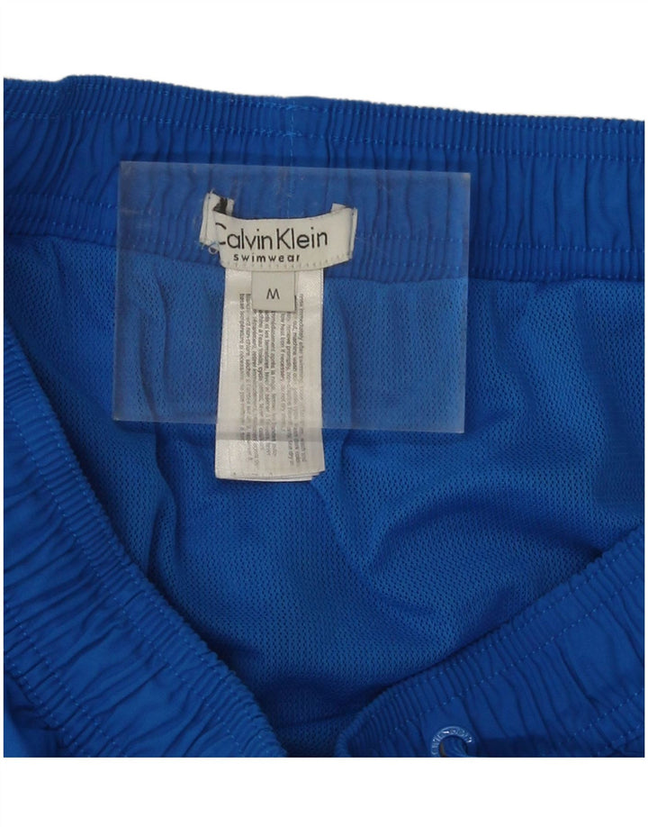 Shorts de natação masculino Calvin Klein azul médio