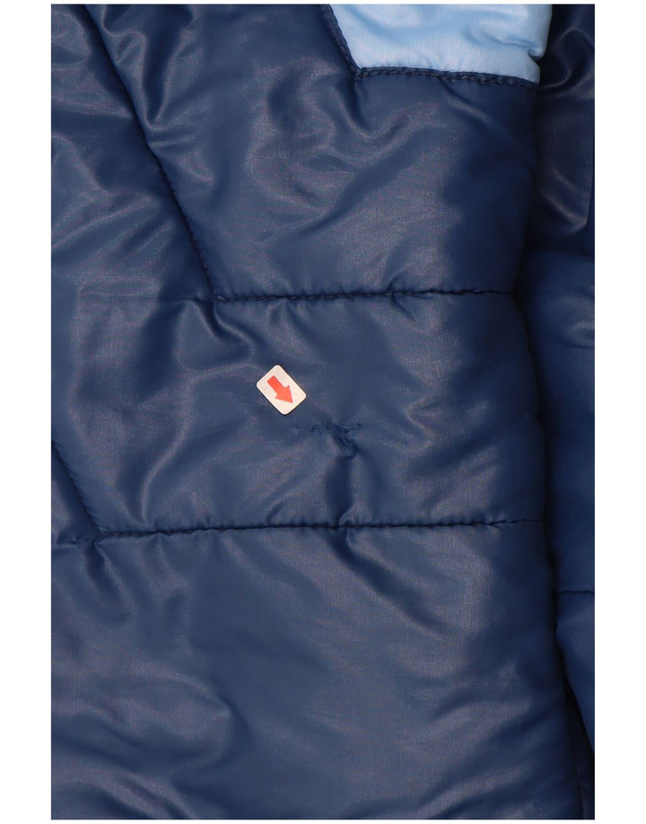 Jaqueta acolchoada masculina MARILENA Reino Unido 36 bloco colorido azul pequeno