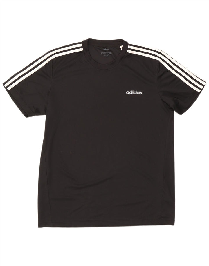 Camiseta Adidas Masculina Climalite Top Grande Poliéster Preto