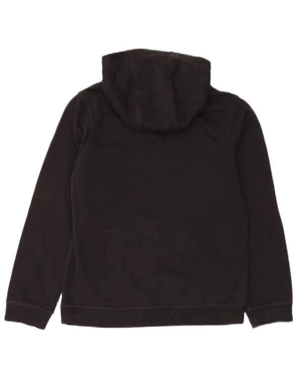 Jumper com capuz gráfico Nike Boys 13-14 anos XL preto algodão