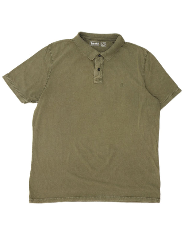 Camisa polo masculina Timberland Regular Fit XL algodão cáqui
