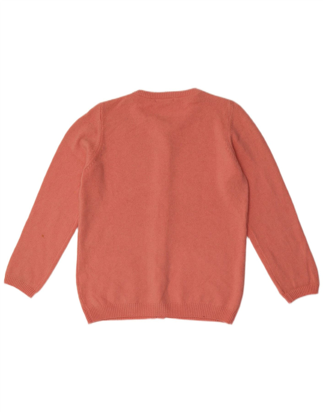 Suéter cardigã feminino Marks & Spencer UK 14 grande lã rosa