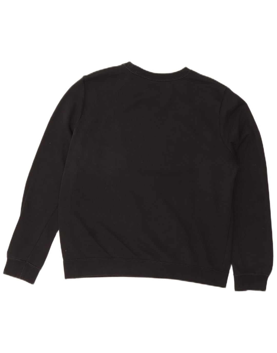 NIKE feminino gráfico moletom jumper UK 14 médio preto algodão