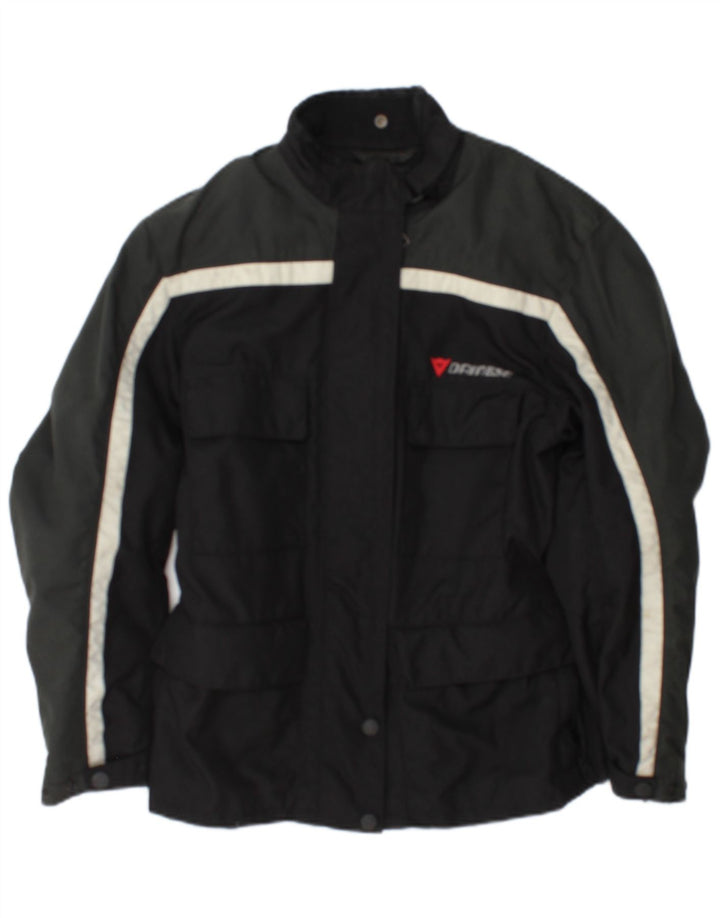 Jaqueta feminina Dainese Graphic Racer UK 12 médio preto colorblock nylon