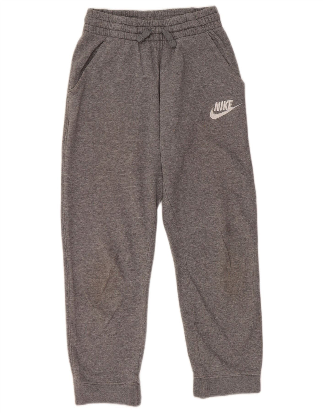 NIKE Meninos Calças de treino Joggers 10-11 anos cinza médio manchado