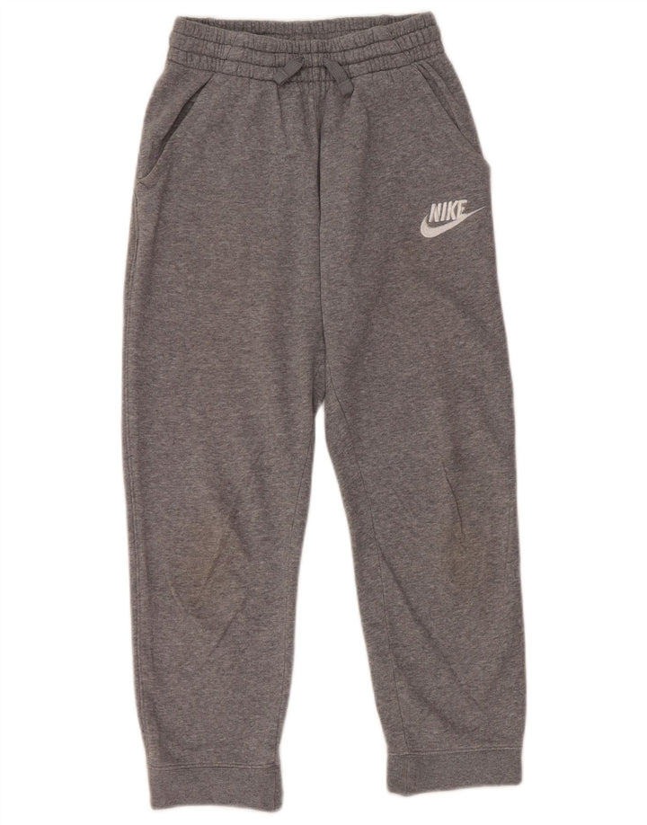 NIKE Meninos Calças de treino Joggers 10-11 anos cinza médio manchado