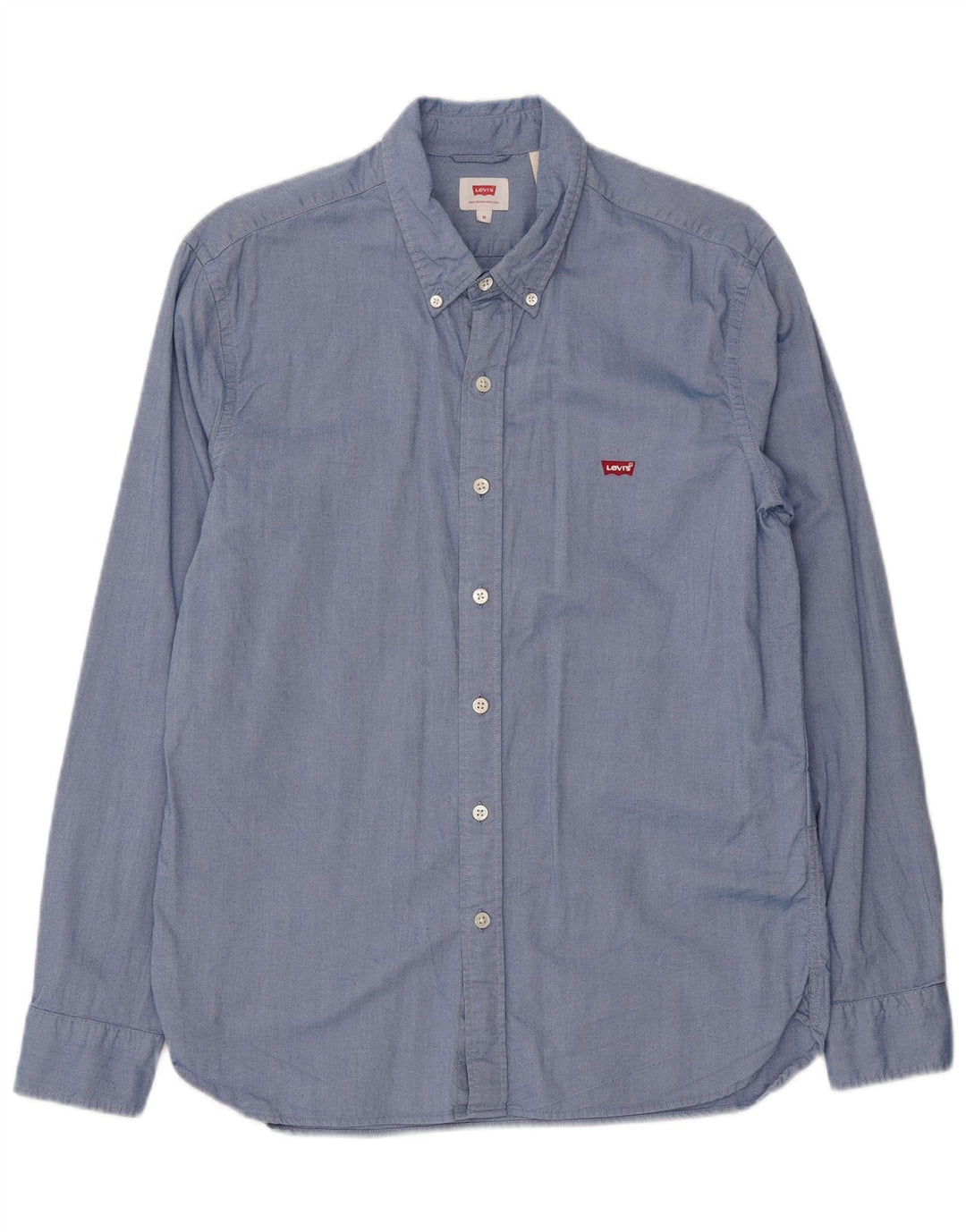 Camisa masculina LEVI'S de algodão azul médio