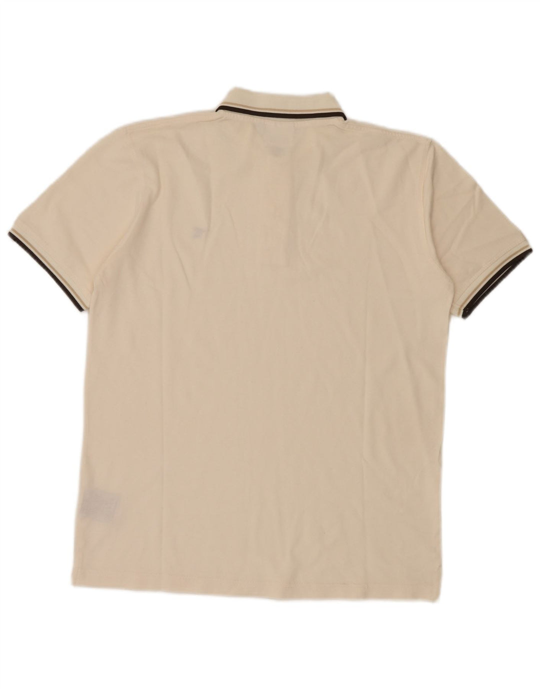 Camisa polo masculina Diadora grande algodão branco