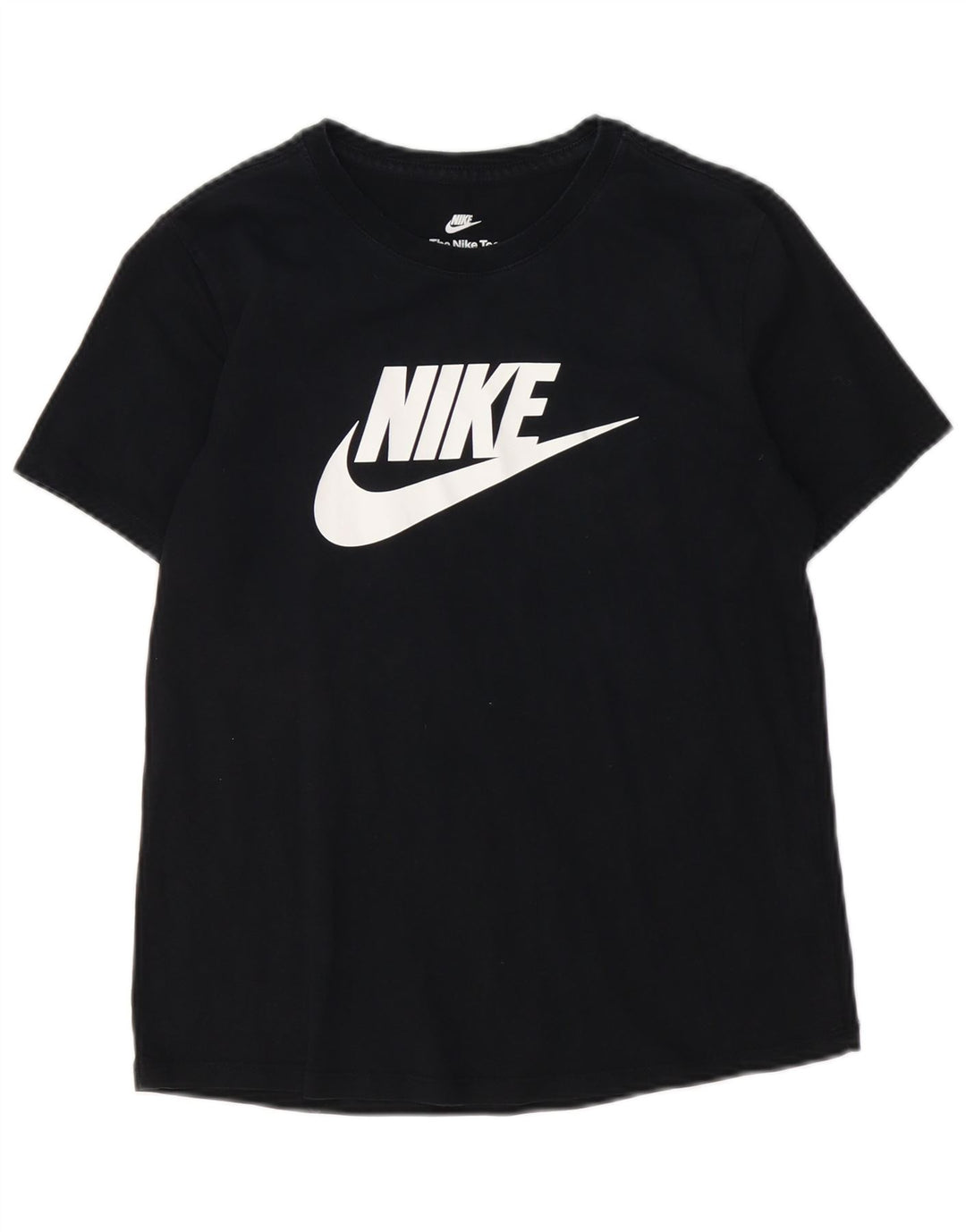NIKE Womens Graphic T-Shirt Top UK 10 Small Black Cotton Vintage Nike and Second-Hand Nike from Messina Hembry 